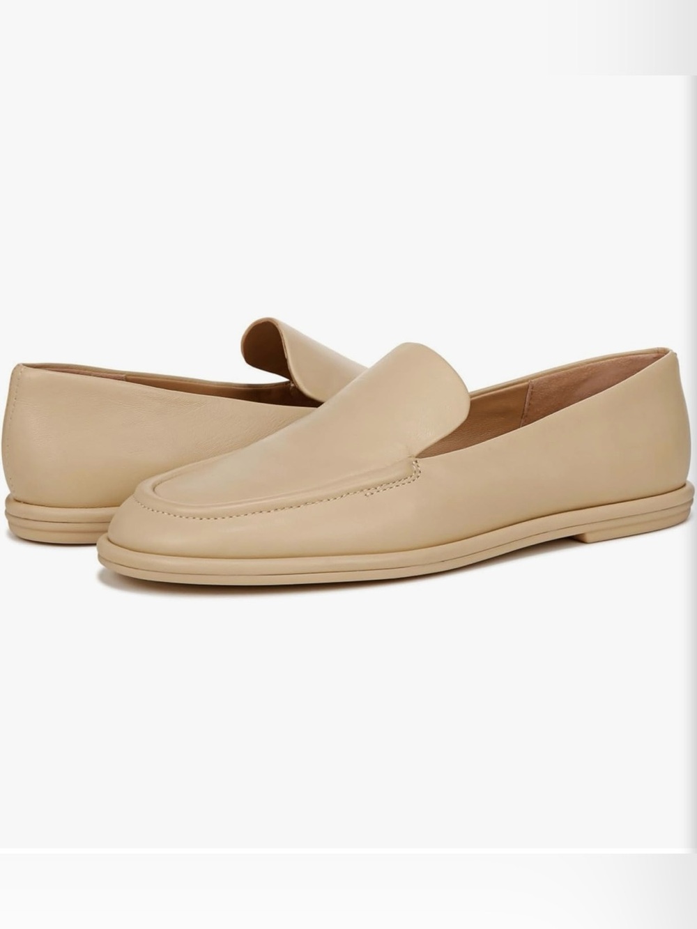 Vince Sloan Loafers in Macadamia Beige